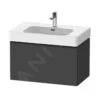 Duravit D-Neo - Wastafelkast 440x784x452 Mm, 1 Lade, Grafiet Mat DE4277049490000