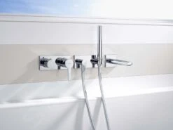 Hansa Ronda - Inbouwkraan Voor 2 Uitgangen, Chroom 44599583 7 Hansa Ronda - Inbouwkraan Voor 2 Uitgangen, Chroom 44599583 -Badkamer Luxe 4abe95bfd534b11f6218662b