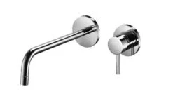 Paffoni Light - Inbouw Wastafelkraan Incl. Inbouwdeel, 2-gats, Chroom LIG106CR70