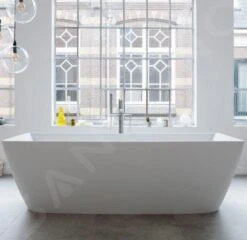 Duravit DuraSquare - Vrijstaand Bad, 1850x850 Mm, DuraSolid, ClickClack, Wit 700430000000000 -Badkamer Luxe 4b51d1dd8aeef696f566ab7c