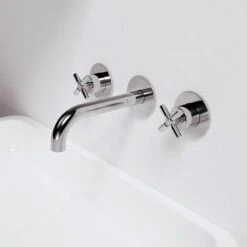 Steinberg 250 - Inbouw Wastafelkraan, 3-gats Installatie, Met Inbouwdeel, Chroom 250 1902 -Badkamer Luxe 4b8b1352d3c40a8511cf9435