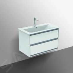 Ideal Standard Connect Air - Wastafelonderkast, 1000x440x517 Mm, Glanzend Wit/lichtgrijs Mat E0821KN -Badkamer Luxe 4d84b9caaf39e826c2d6b95b