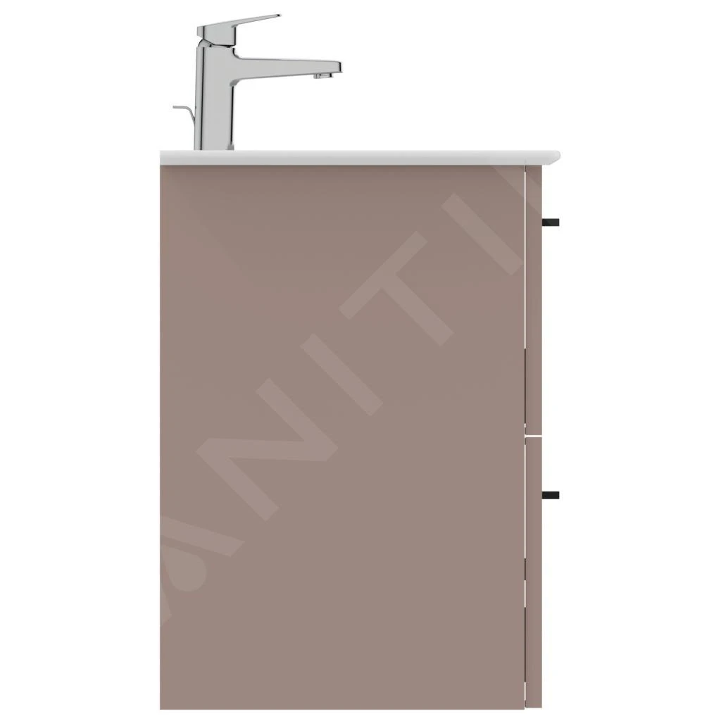 Ideal Standard I.Life A - Wastafelonderkast, 1000x440x630 Mm, 2 Laden, Mat Beige T5257NH 5 Ideal Standard I.Life A - Wastafelonderkast, 1000x440x630 Mm, 2 Laden, Mat Beige T5257NH - Afbeelding 5