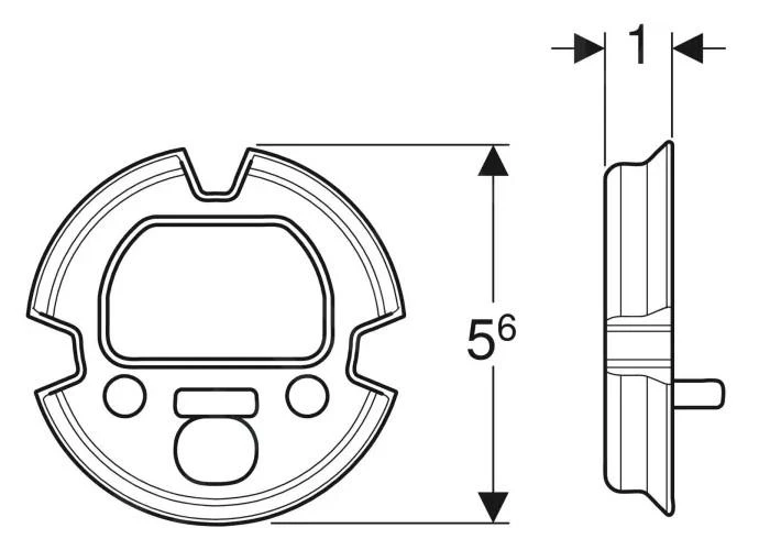 Geberit Toebehoren - Afdichtingsset Voor Elektronische Wastafelkraan, Wandmontage 116.422.00.1 2 Geberit Toebehoren - Afdichtingsset Voor Elektronische Wastafelkraan, Wandmontage 116.422.00.1 - Afbeelding 2