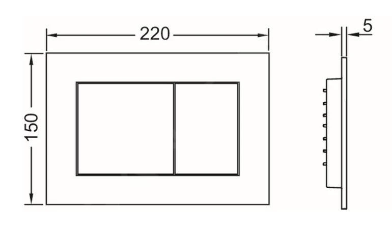 Tece TECEnow - Bedieningsplaat, Mat Zwart 9240407 2 Tece TECEnow - Bedieningsplaat, Mat Zwart 9240407 - Afbeelding 2