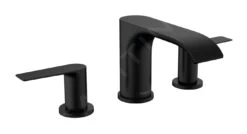 Hansgrohe Vivenis - Wastafelkraan 90, 3-gats, Incl. Push-Open Afvoer, EcoSmart, Mat Zwart 75033670