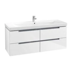 Villeroy & Boch Subway 2.0 - Wastafelkast, 1287x520x449 Mm, Glossy White A69800DH