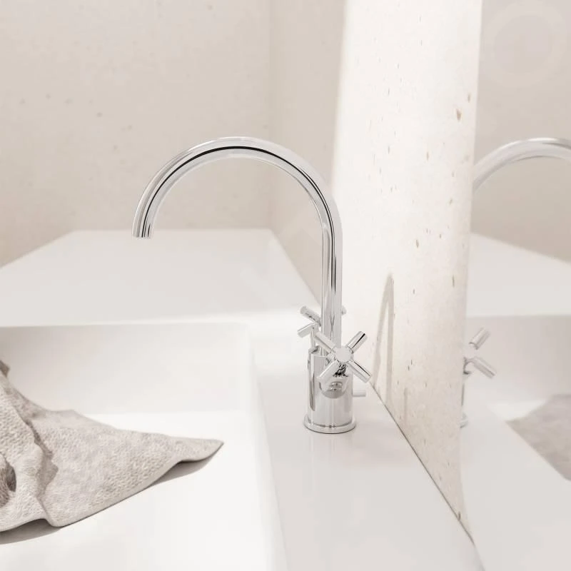 Steinberg 250 - Wastafelkraan Met Waste, Chroom 250 1500 5 Steinberg 250 - Wastafelkraan Met Waste, Chroom 250 1500 - Afbeelding 5