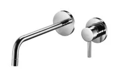 Paffoni Light - Inbouw Wastafelkraan Incl. Inbouwdeel, 2-gats, Chroom LIG105CR70