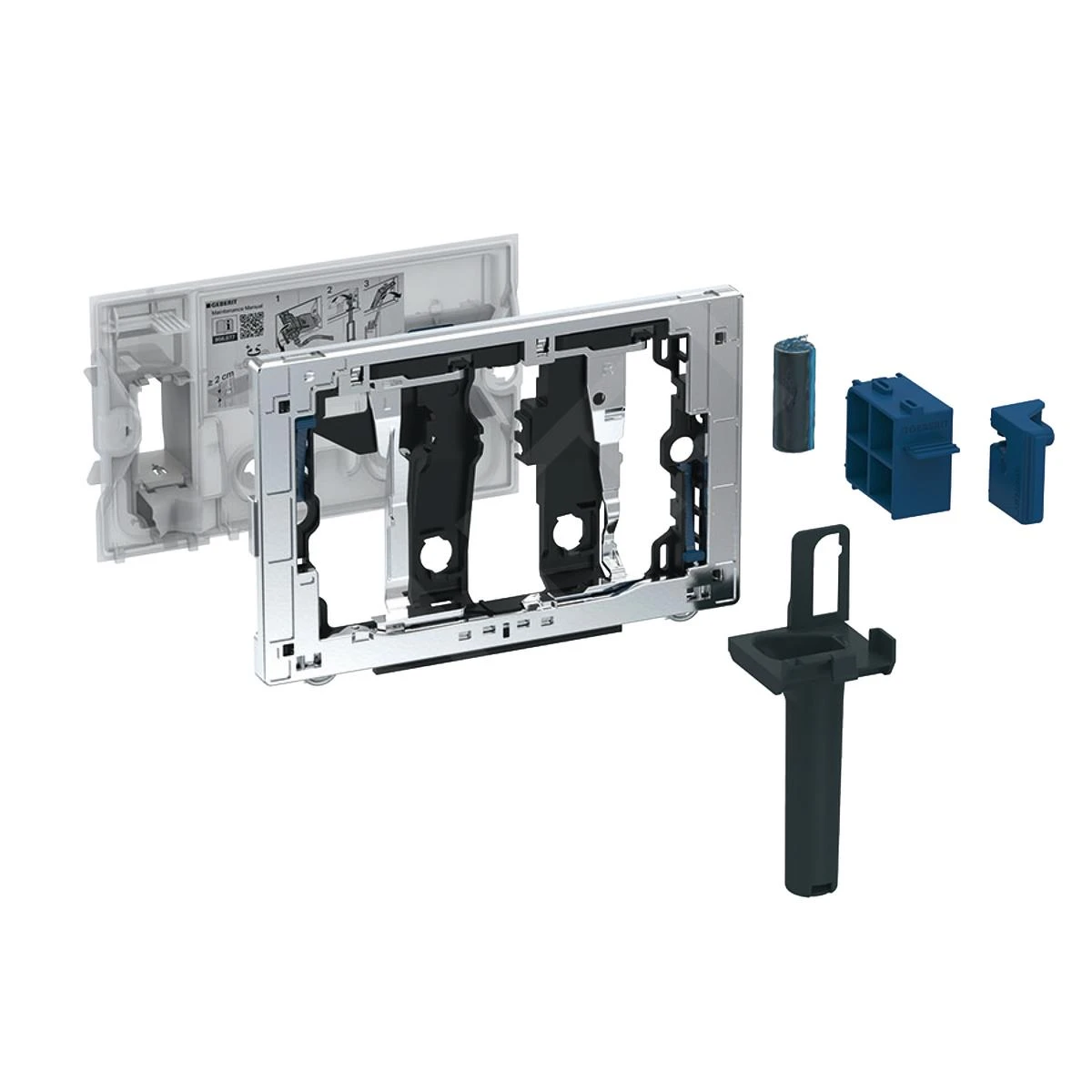 Geberit Toebehoren - Houder Voor Duofresh Stick, Antracietgrijs 115.063.BZ.1 1 Geberit Toebehoren - Houder Voor Duofresh Stick, Antracietgrijs 115.063.BZ.1