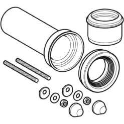 Geberit Toebehoren - Set Aansluitstukken Voor Wand-wc 131.084.16.1 -Badkamer Luxe 50a72ac304d54aab04f8886a