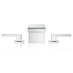 Axor MyEdition - 3-gats Wastafelmengkraan Met Push-open Afvoergarnituur, Chroom/spiegel Glas 47050000 -Badkamer Luxe 510589bab16f9838e9d34336