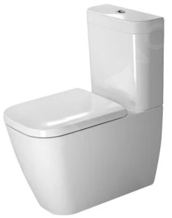 Duravit Happy D.2 - Duoblokpot, Met WonderGliss, Alpine Wit 21340900001