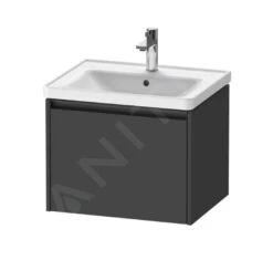 Duravit Ketho.2 - Wastafelkast 440x584x455 Mm, 1 Lade, Grafiet Mat K25081049490000