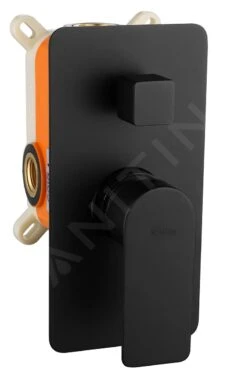 Kielle Vega - Inbouwkraan Voor 2 Uitgangen, Met Inbouwdeel, Mat Zwart 10318204