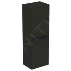 Ideal Standard I.Life A - Hoge Kast 400x300x1200 Mm, 1 Deur L/P, Mat Carbon Grijs T5261NV -Badkamer Luxe 5240837392e47810d57d5277
