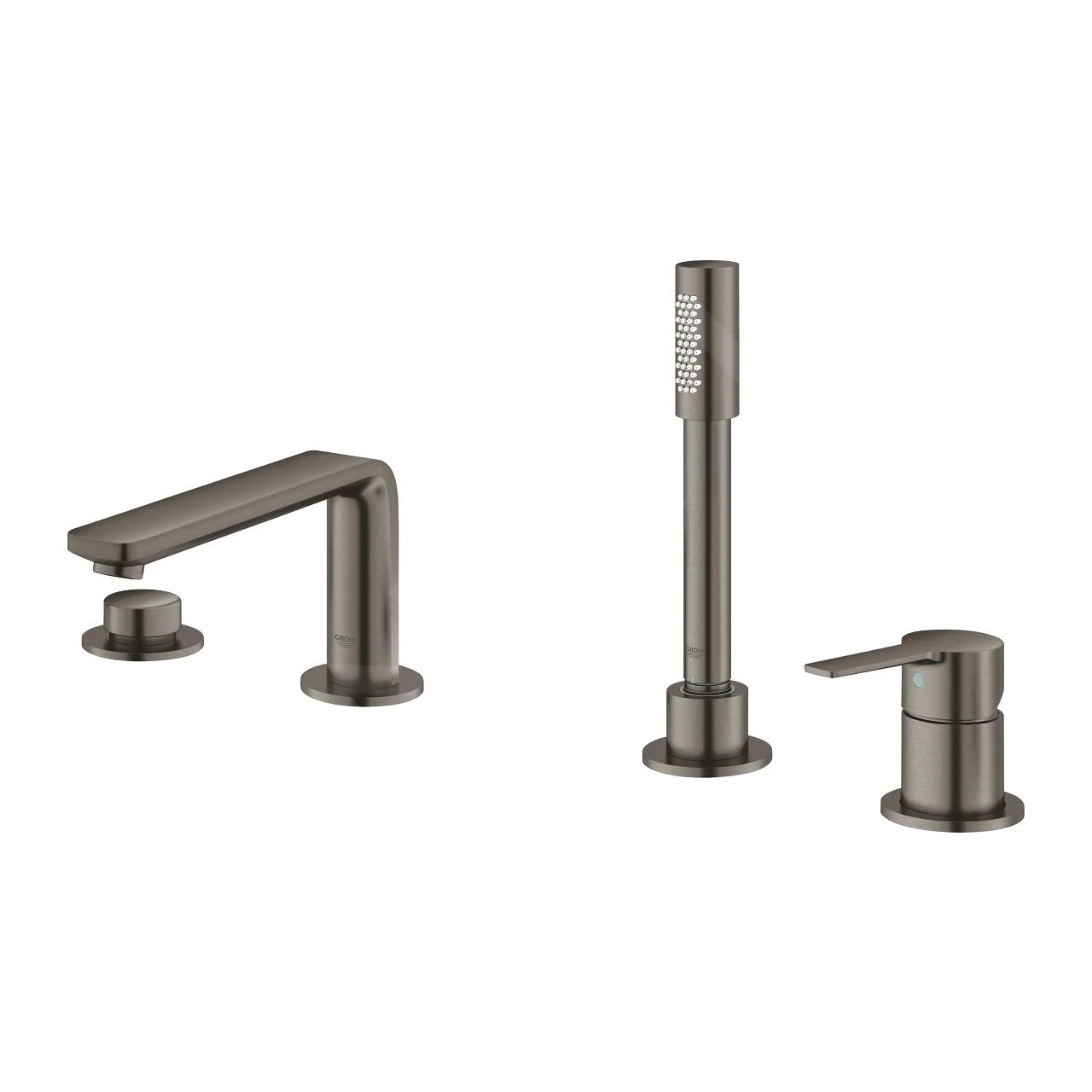 Grohe Lineare - Badrandcombinatie, 4-gats Installatie, Geborsteld Hard Graphite 19577AL1 4 Grohe Lineare - Badrandcombinatie, 4-gats Installatie, Geborsteld Hard Graphite 19577AL1 - Afbeelding 4