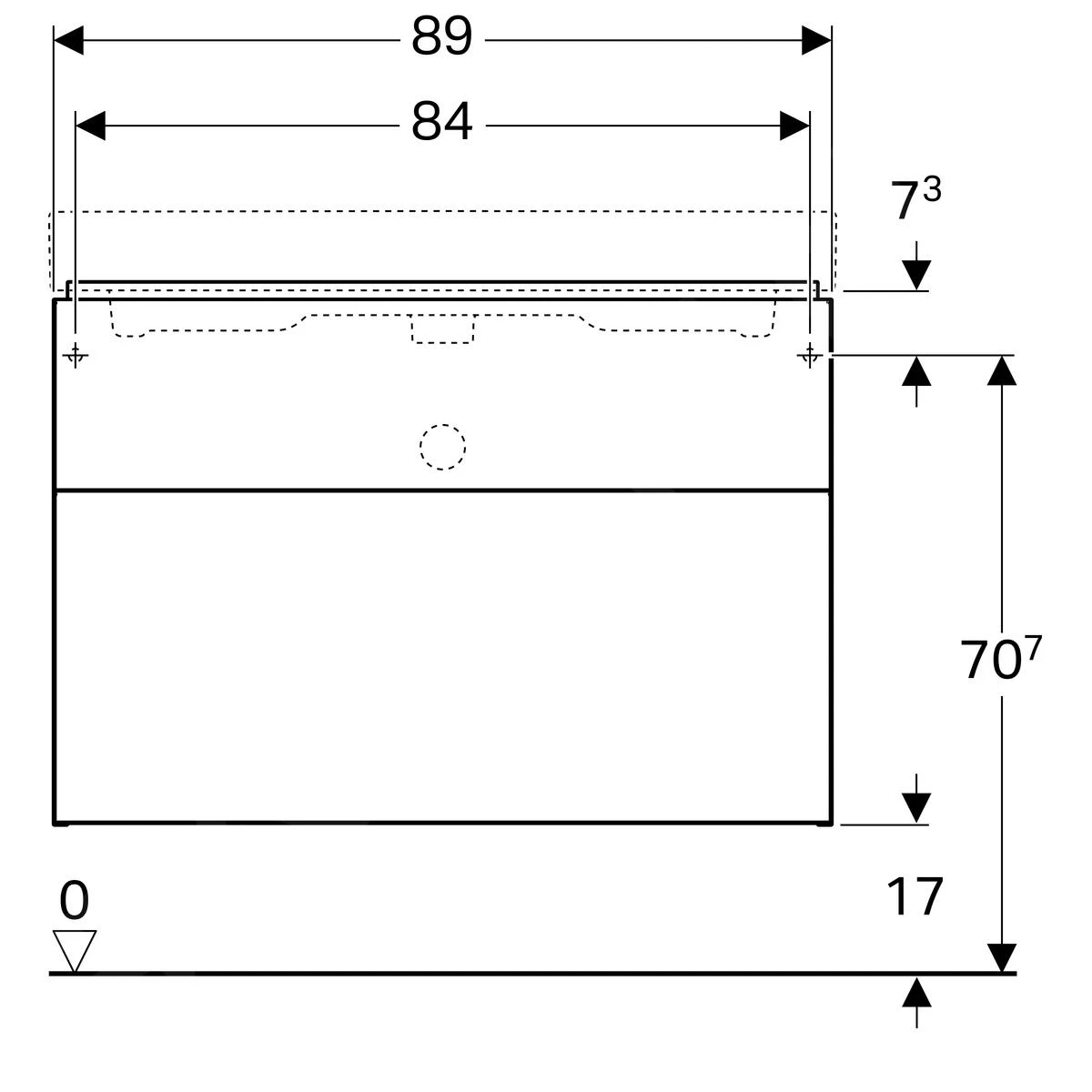 Geberit ICon - Wastafelonderkast, 890x620x477 Mm, Glanzend Wit 840390000 2 Geberit ICon - Wastafelonderkast, 890x620x477 Mm, Glanzend Wit 840390000 - Afbeelding 2