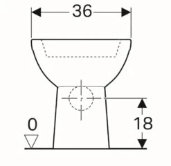 Geberit Selnova - Staande Toiletpot, Afval Achteraan, 670x360 Mm, Wit 500.282.01.1 7 Geberit Selnova - Staande Toiletpot, Afval Achteraan, 670x360 Mm, Wit 500.282.01.1 -Badkamer Luxe 53364c93915bc7e2bf8f98d0