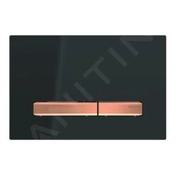 Geberit Sigma50 - Bedieningsplaat, Dual Flush Spoeling, Zwart/rood Goud 115.670.DW.2