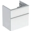 Geberit ICon - Wastafelonderkast 592x615x416 Mm, 2 Laden, Glanzend Wit 502.307.01.2