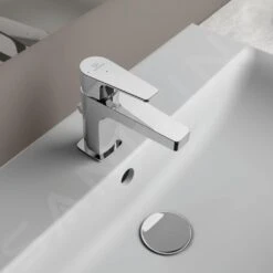 Ideal Standard Cerafine D - Wastafelkraan Met Waste, BlueStart, Chroom BC745AA -Badkamer Luxe 54daa7b719bb099a23768798