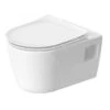 Duravit Soleil By Starck - Hangend Toilet Met SoftClose Zitting, Rimless, HygieneFlush, HygieneGlaze, Wit 45860920A1