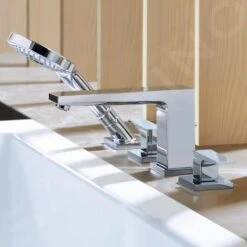Hansgrohe Metropol - Badrandkraan, 4-gats Installatie, Chroom 32553000 7 Hansgrohe Metropol - Badrandkraan, 4-gats Installatie, Chroom 32553000 -Badkamer Luxe 55a9eb327f11189ba9ef7dd1