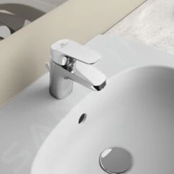 Ideal Standard CeraFlex - Wastafelkraan Met Afvoer, Chroom B1838AA -Badkamer Luxe 55b951beca06f446a05ce95b