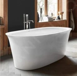 Duravit White Tulip - Vrijstaand Bad, 1600x800 Mm, ClickClack, Wit 700468000000000 -Badkamer Luxe 565f54e864c0f867d2f5f71f