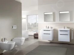 Villeroy & Boch Subway 2.0 - Wastafelkast, 637x590x454 Mm, 2 Laden, Glosy White A91010DH -Badkamer Luxe 568cec5923943c4b77dd4e21 1