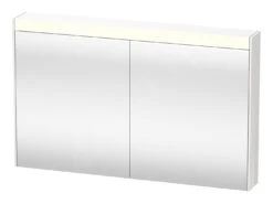 Duravit Brioso - Spiegelkast 760x1220x148 Mm, Links, 2 Deuren, Glans Wit BR7104022221000