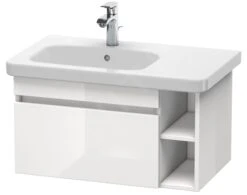Duravit DuraStyle - Wastafelonderkast 398x730x448 Mm, 1 Lade, Glanzend Wit DS639402222