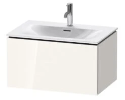 Duravit L-Cube - Wastafelonderkast 400x720x481 Mm, 1 La, Glanzend Wit LC613602222