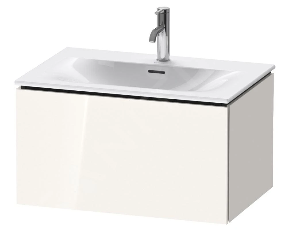 Duravit L-Cube - Wastafelonderkast 400x720x481 Mm, 1 La, Glanzend Wit LC613602222 1 Duravit L-Cube - Wastafelonderkast 400x720x481 Mm, 1 La, Glanzend Wit LC613602222
