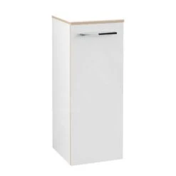 Villeroy & Boch Avento - Badkamer Zijkast, 350x890x373 Mm, 1 Deur, Crystal White A89500B4