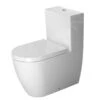Duravit ME By Starck - Duoblokpot, Vario Afvoer, Met WonderGliss, Alpine Wit 21700900001