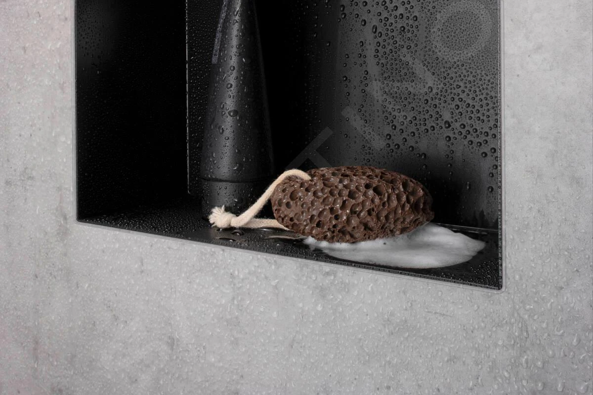 Hansgrohe XtraStoris Minimalistic - Inbouwnis, 300x150x100 Mm, Mat Zwart 56070670 3 Hansgrohe XtraStoris Minimalistic - Inbouwnis, 300x150x100 Mm, Mat Zwart 56070670 - Afbeelding 3