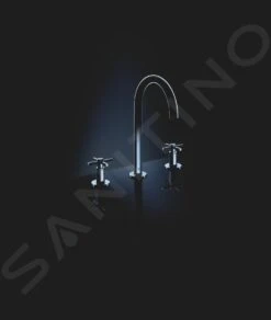 Grohe Atrio - Wastafelkraan Met Afvoergarnituur En Draaibare Uitloop, M-size, 3-gats Installatie, Supersteel 20008DC3 -Badkamer Luxe 5798210c9435969e991042b2 1