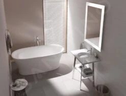 Duravit Cape Cod - Vrijstaand Bad 1855x855 Mm, Wit 700330000000000 -Badkamer Luxe 5b8ba573c6f3f38371c20aac
