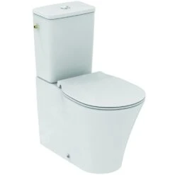 Ideal Standard Connect Air - Duoblop Pot , Bodem / Achterafval, AquaBlade, Met Ideal Plus, Wit E0137MA -Badkamer Luxe 5c2893109c8a9f1ed5028717