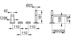 Keuco Edition 11 - Badrandkraan, 4-gats, Chroom 51130010100 4 Keuco Edition 11 - Badrandkraan, 4-gats, Chroom 51130010100 -Badkamer Luxe 5ca063f7a195bbefc2c5a999