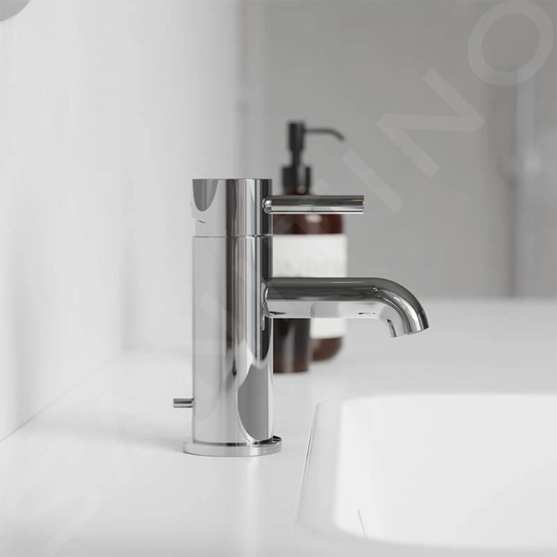 Steinberg 100 - Wastafelkraan Met Waste, Chroom 100 1055 5 Steinberg 100 - Wastafelkraan Met Waste, Chroom 100 1055 - Afbeelding 5