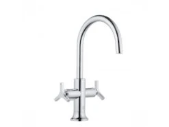 Kludi Nova Fonte - Wastafelkraan Met Afvoergarnituur En Draaibare Uitloop, Chroom 201180539