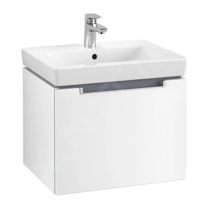Villeroy & Boch Subway 2.0 - Wastafelkast, 537x420x423 Mm, 1 La, Mat Wit A68600MS 1 Villeroy & Boch Subway 2.0 - Wastafelkast, 537x420x423 Mm, 1 La, Mat Wit A68600MS