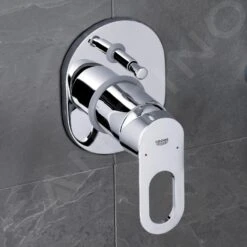 Grohe BauLoop - Inbouw Badkraan, Met Inbouwdeel, Chroom 29041000 -Badkamer Luxe 5ea4b0e726a8774fa70e4dd2