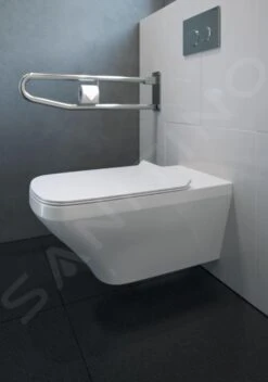 Duravit DuraStyle - Wandcloset, Voor Gehandicapten, Rimless, Met HygieneGlaze, Alpine Wit 2559092000 -Badkamer Luxe 5f077a892d2e6ccead8fe765