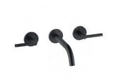 Kludi Nova Fonte - Inbouw Wastafelkraan, 3-gats, Mat Zwart 201443915