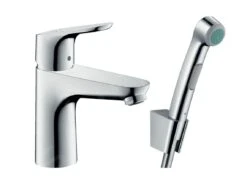 Hansgrohe Focus E2 - 100 Bidetkraan Met Handdouche, Chroom 31927000