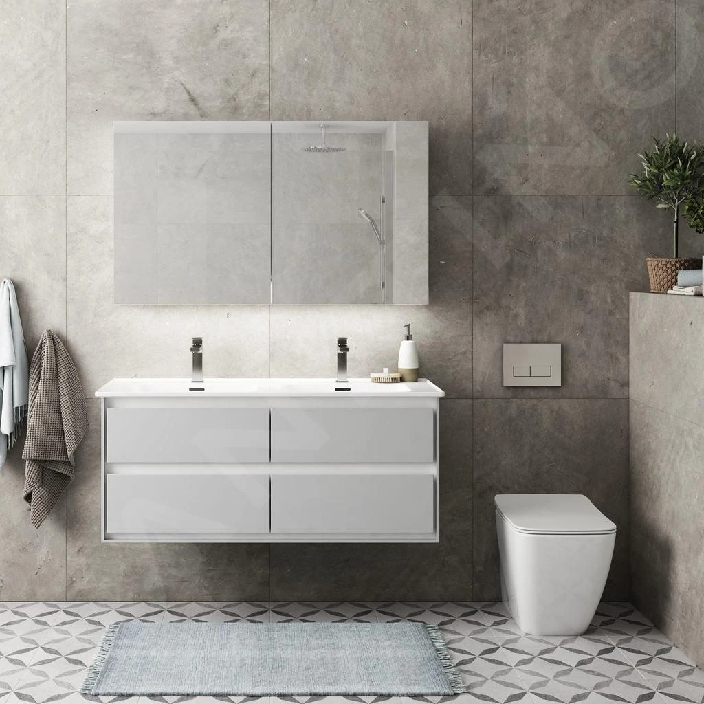 Ideal Standard Mirror&Light - Spiegelkast Met LED Verlichting En Inlegplank, 1000x700 Mm, Aluminium T3498AL 4 Ideal Standard Mirror&Light - Spiegelkast Met LED Verlichting En Inlegplank, 1000x700 Mm, Aluminium T3498AL - Afbeelding 4